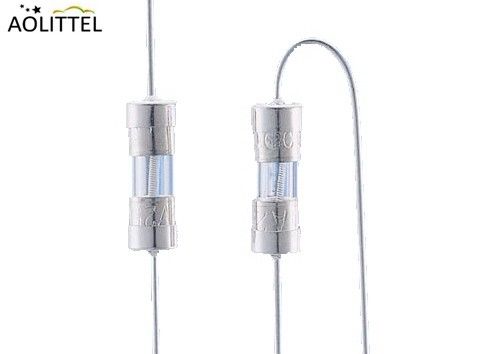 3.6x10mm UL CUL를 가진 축 납을 첨가하는 타임 딜레이 카트리지 유형 소형 유리관 신관 100mA-24A 250V