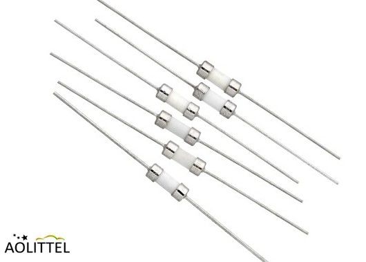 3.6x10mm 느린 한번 불기 카트리지 세라믹 관 신관 125V 100mA-12A를 거치하는 Schurter SPT 동등한 PCB 또는 THT
