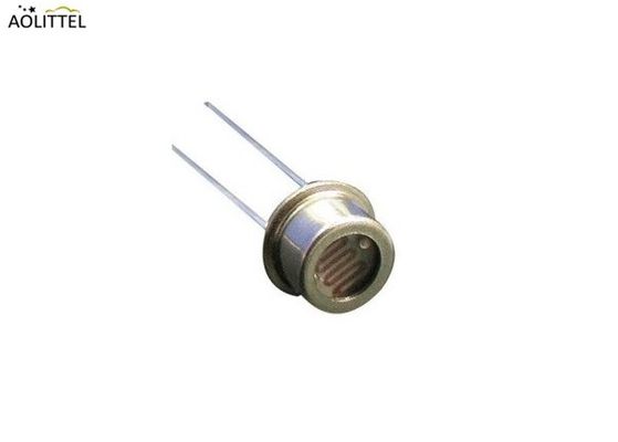 어두운 저항을 가진 Dia 5mm 금속 캡슐에 넣기 LDR Photoresistor 빛 감지기 0.2-20 MOhm