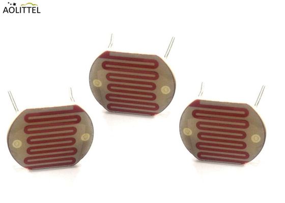 25mm 세라믹 Pacakge Photoresistor 광전도 세포 빛 가벼운 저항 10-20K를 가진 의존하는 저항기 LDR 25528