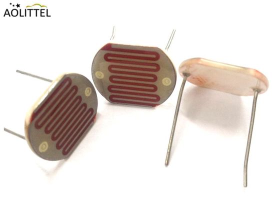 25mm 세라믹 Pacakge Photoresistor 광전도 세포 빛 가벼운 저항 10-20K를 가진 의존하는 저항기 LDR 25528