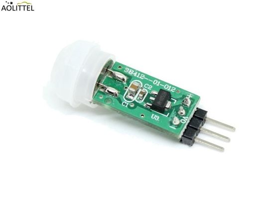 3m-5m 소형 관제사 PIR Dectector 단위 프레넬 렌즈 PCB 저항기를 가진 수동적인 적외선 운동 측정기 SB412