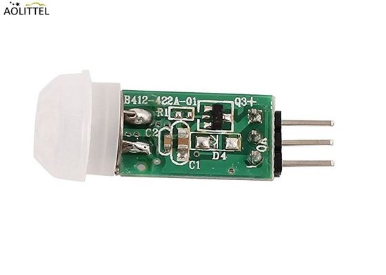 3m-5m 소형 관제사 PIR Dectector 단위 프레넬 렌즈 PCB 저항기를 가진 수동적인 적외선 운동 측정기 SB412