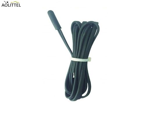 IP68 TPE 주입 6x15mm NTC B 유형 AWG26# 평면 케이블에 마이크로 온도 감지기 10KΩ±1% B2550=3950±1% 2 미터