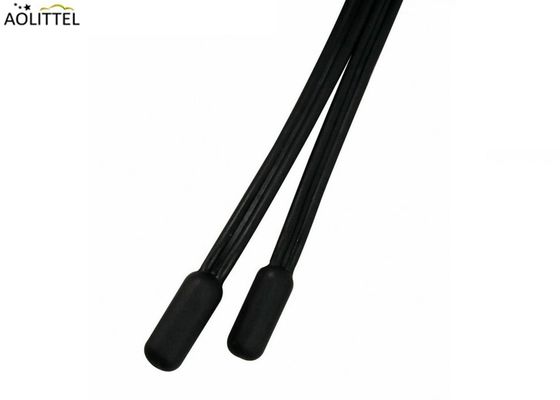 IP68 TPE 주입 6x15mm NTC B 유형 AWG26# 평면 케이블에 마이크로 온도 감지기 10KΩ±1% B2550=3950±1% 2 미터