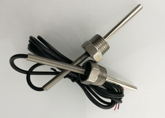 물 임시 직원은 측정 1/2” 1m를 가진 NPT 실 50mm 나사 유형 마이크로 온도 감지기 10K 케이블 UL2464 22AWG를 보호했습니다