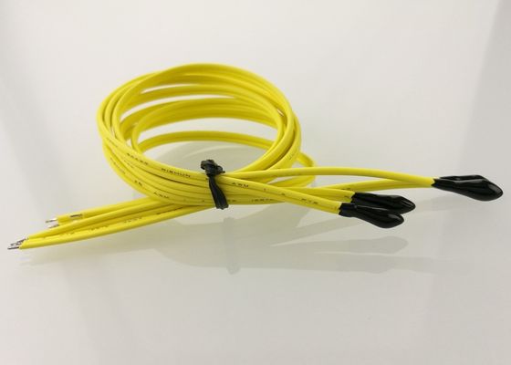 AEC-Q200 열으로 전도성 에폭시는 UL4411 24AWG 2C 125C 300V 케이블을 가진 구슬 NTC 서미스터 30KOhm 3950를 밀봉했습니다