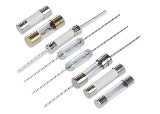 낮은 끊는 수용량을 가진 일본 PSE 증명서 축 지도 빠르 행동 5x20 mm F 유리관 신관 1.25A