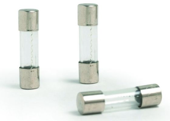 8AG 빠른 속도 6.25 mm를 가진 원통 모양 카트리지 신관 AGX 250VAC 500mA 6x25mm 빨리 행동 유리관 신관 x 25 mm