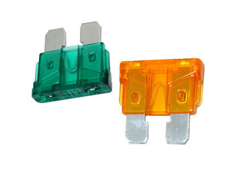 플라스틱 PA66 캡슐에 넣기 빠른 한번 불기 19x5.2x19.2mm 자동 잎 신관 ATO 32V 58V 60V 80V 3Amp Violte 최대 중형