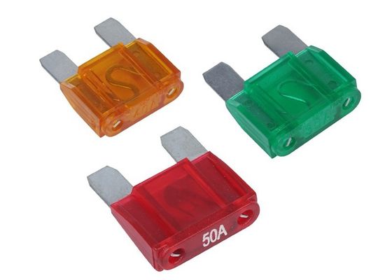 표준 ATC ATO 정규병 19x19x4mm 자동 작풍 자동 신관 홀더 꼭지 접합기를 위한 자동 잎 신관 10A 32V 빨강