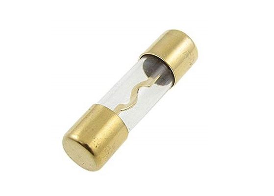차 자동 차량 오디오 증폭기 입체 음향 S 모양 성분 도금되는 금을 가진 유리관 AGU 10x38mm 자동 신관 10-80A 32VDC