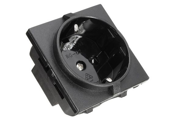 DIN 49 440 EU는 표준 AC Schuko 출구 방수 단 하나 마개 벽 유럽의 힘 소켓 RG-02 250V 16A IP20를 폐쇄합니다