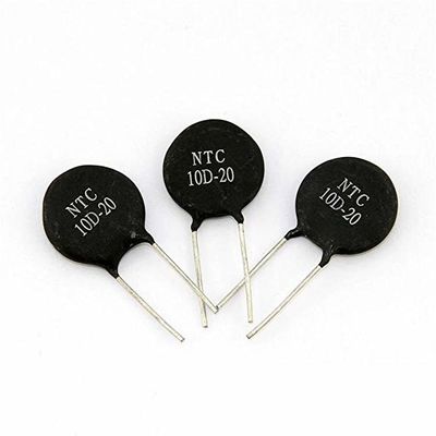 ICL 돌입 현재 한정된 2PIN 원판 힘 NTC 서미스터 25mm 0.7D-25 1.5D-25 3D-25 5D-25 10D-25 12D-25 16D-25 20D-25