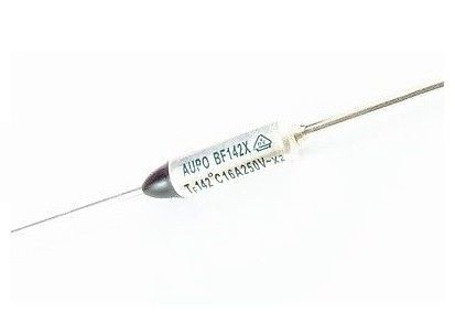 Aupo VDE ROHS CCC를 가진 열 커트오프 신관 TF 142℃ 250V 16A BF142X 축 납을 첨가하는 금속 상자 온도 보온장치 신관