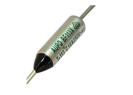 Aupo VDE ROHS CCC를 가진 열 커트오프 신관 TF 142℃ 250V 16A BF142X 축 납을 첨가하는 금속 상자 온도 보온장치 신관