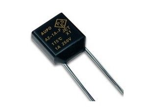 Aupo UL CUL VDE PSE CCC KTL 증명서를 가진 열 커트오프 신관 TF 115℃ 250V 1A A2-1A-F 사각 합금 온도 신관