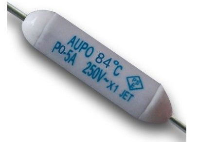 Aupo P3-F Pico Subminiature 펠릿 에어 컨디셔너를 위해 세라믹 열 신관 TF 커트오프 125C 250V 2A 축 납을 첨가하는