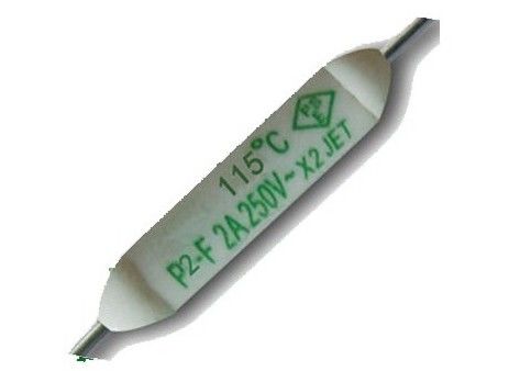 Aupo P3-F Pico Subminiature 펠릿 에어 컨디셔너를 위해 세라믹 열 신관 TF 커트오프 125C 250V 2A 축 납을 첨가하는