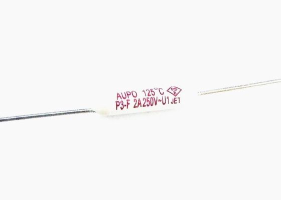 Aupo P3-F Pico Subminiature 펠릿 에어 컨디셔너를 위해 세라믹 열 신관 TF 커트오프 125C 250V 2A 축 납을 첨가하는