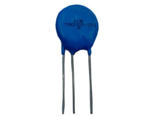 TMOV는 146C TCO 단열 보호를 가진 금속 산화물 배리스터 20mm 275Vac 8000A 151J 3Pin를 통합했습니다