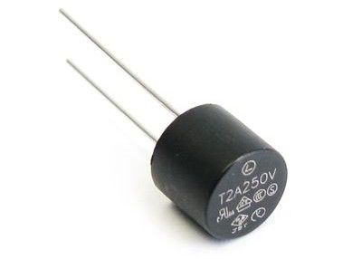 Subminiature 8.5x7.2mm SR-5-2A-AP는 5.08mm를 간격을 두는 지도를 가진 플라스틱 시간의 지체 마이크로 신관 SRT1200A T2A250V의 둘레에 치수를 쟀습니다