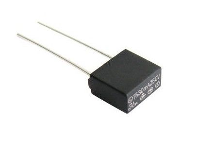 125V 250V 300V 350V를 평가하는 전압을 가진 인 자유로운 정연한 Pastic 빨간 느린 한번 불기 마이크로 신관 100mA-6.3A 8.4x7.2x4.0mm