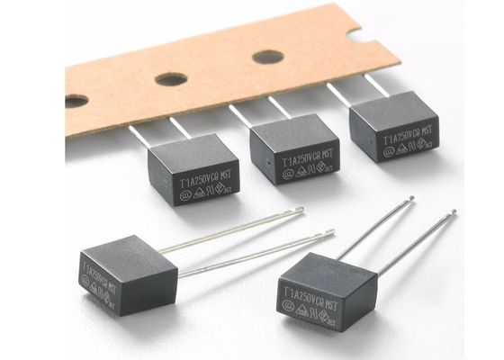 CCC CQC PSE PCB 광선 납을 첨가하는 상자는 느린 한번 불기 소형 신관 MST 002 2A 250VAC 300V 400V 8.35x7.7mm를 형성했습니다