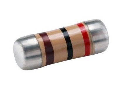MELF 탄소 금속 영화 저항기 0.125W 0.25W 0.5W 1W 2W가 반대로 큰 파도 무연 0204 0207 0309 SMD 가용성 철사에 의하여 상처를 입습니다