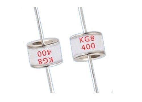 KG8 시리즈 GDT 8x6mm 숨겨지은 램프의 2개의 전극 엇바꾸기 불꽃 간격 110V-800V 큰 파도 피뢰기 점화