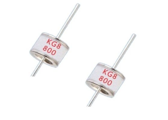 KG8 시리즈 GDT 8x6mm 숨겨지은 램프의 2개의 전극 엇바꾸기 불꽃 간격 110V-800V 큰 파도 피뢰기 점화