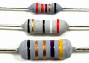 0.25W 0.5W 0.6W 1W 2W 3W는 내염성 가융 금속 영화 저항기 0.1OHM-1KOHM 단식합니다