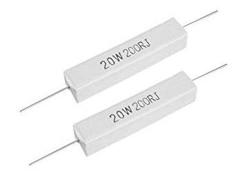 SQP SQM SQZ SQH MPR SQS 높은 반토 세라믹 시멘트는 Wirewound 저항기 20W 500RJ 63x13x13mm를 고쳤습니다