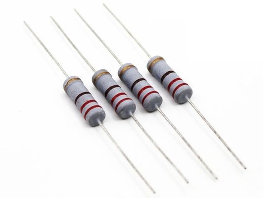 소형화된 MOF 불연성 금속 산화물 영화 저항기 470R 5W 700V 470 옴 2485 회색