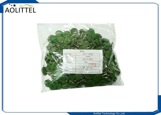 실리콘은 색깔 텔레비젼을 위한 알리는 Degaussing PTC 서미스터 MZ71-18RM AC270V 14mm 18Ohm TC 60C를 입혔습니다