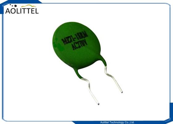 실리콘은 색깔 텔레비젼을 위한 알리는 Degaussing PTC 서미스터 MZ71-18RM AC270V 14mm 18Ohm TC 60C를 입혔습니다