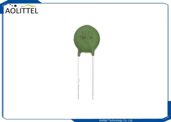 실리콘은 색깔 텔레비젼을 위한 알리는 Degaussing PTC 서미스터 MZ71-18RM AC270V 14mm 18Ohm TC 60C를 입혔습니다