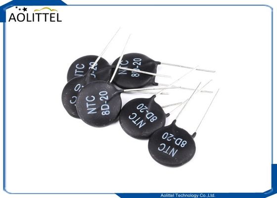 회로 보호 MF72 힘 NTC 서미스터 8D-20 8D20 8ohms 6Amp 20mm 돌입 현재 제한기