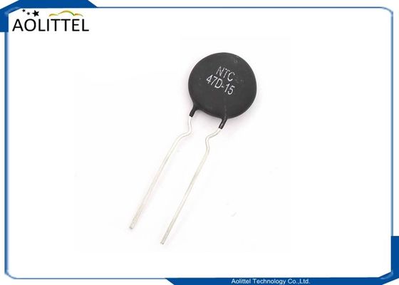 디스크 NTC 서미스터 저항기 NTC 47D-15 47D15 열 저항기 47Ohm 15mm 제한되는 3A 현재 돌입