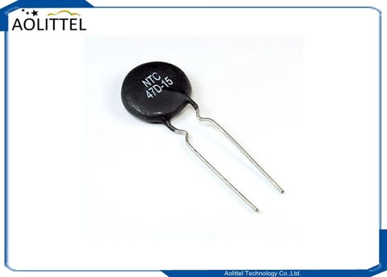 디스크 NTC 서미스터 저항기 NTC 47D-15 47D15 열 저항기 47Ohm 15mm 제한되는 3A 현재 돌입