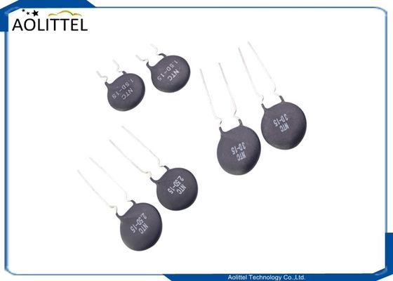원판 NTC 서미스터 2.5D-15 2.5 옴 15mm 7A 부정적인 온도 계수 피치 7.5mm