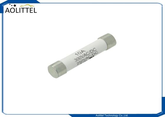 높은 끊는 수용량 6x32mm 빨리 행동 세라믹 관은 F10A 250V 300V AC DC를 융합합니다