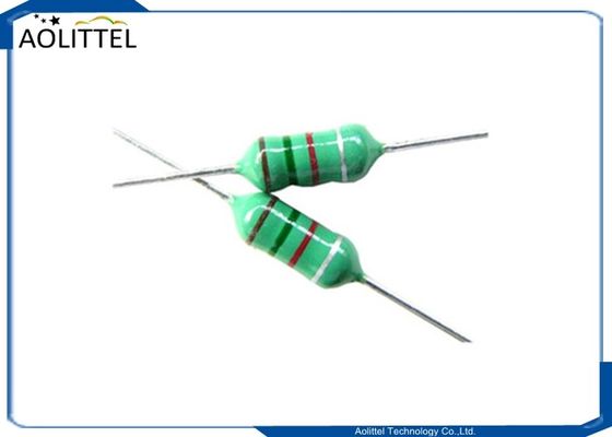 알루미늄 시리즈 단단한 구조 색상 코드는 장난감을 위한 유도체 0410 3.3uH 10% 1KHZ 높은 Q 가치를 고쳤습니다